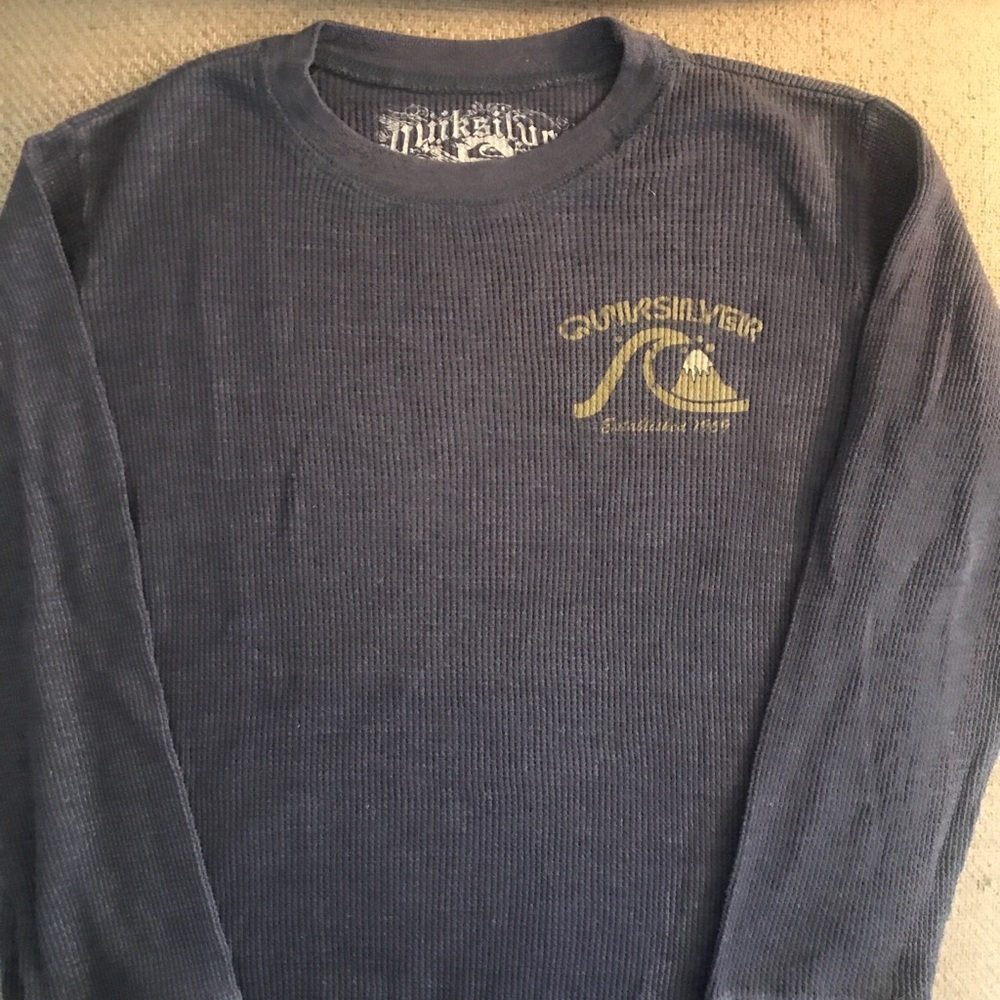 Quicksilver Waffle Thermal Shirt - Size 10-12